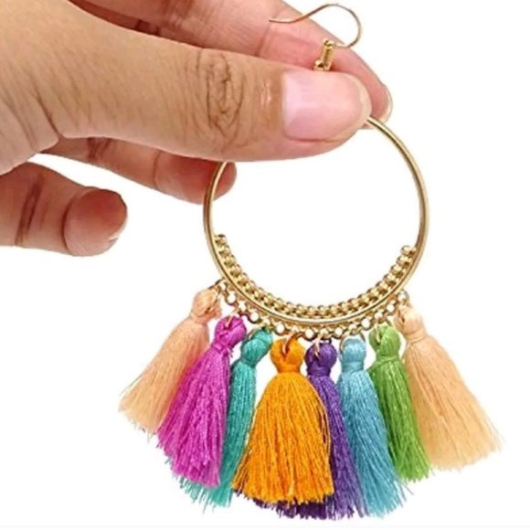 3/$20 SALE Beautiful Drop Dangle Rope Fringe - Picture 2 of 6